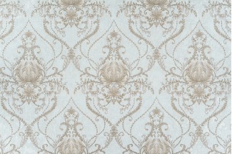 Обои голубые с ри