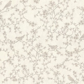 Обои изящные веточки на белом фоне Euro Decor виниловые Edem  арт.7165-00 Обои изящные вето