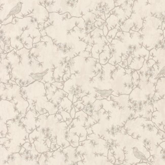 Обои изящные веточки на бежевом фоне Euro Decor виниловые Edem  арт.7165-01 Обои изящные вето