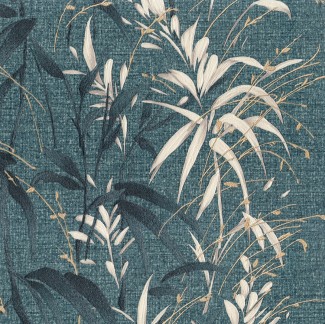 Обои с растительным принтом  виниловые Евро Декор Yoko арт. 9078-20 Обои с рисунком б