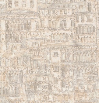9144-01 Palazzo Ducale Обои Винил Горячего Тиснения Города 9144-01 Palazzo D