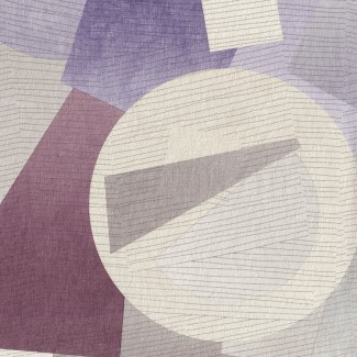 Обои сиреневый с геометрическим принтом Евро Декор винил Forma арт. 6011-13 Обои сиреневый с