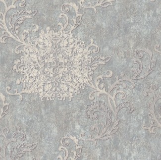 Обои голубые флизелиновые классика Евро Декор Marco арт.7115-03 Голубые флизелино