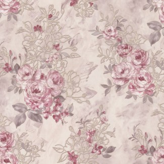 Обои крупные цветы на бежевом фоне Euro Decor виниловые Camelia арт.7149-02 Обои крупные цвет