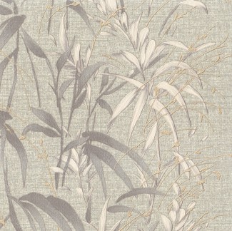 Обои с растительным принтом  виниловые Евро Декор Yoko арт. 9078-10 Обои с рисунком б
