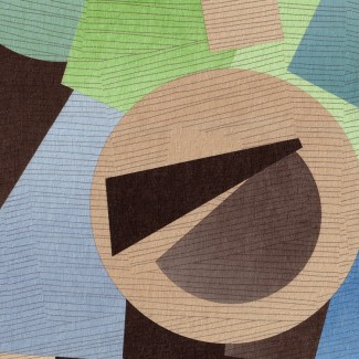 Обои зеленые с геометрическим принтом Евро Декор винил Forma арт. 6011-11 Обои зеленые с ге