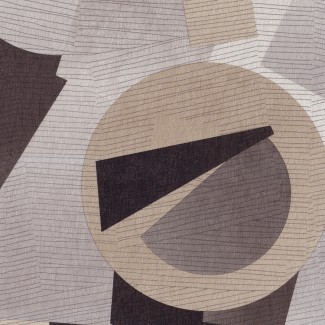 Обои серый с геометрическим принтом Евро Декор винил Forma арт. 6011-22 Обои серый с геом