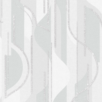 Обои белые геометрия Boston виниловые арт. 168567-22 Обои белые геомет