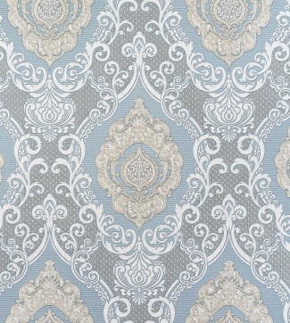 Обои синий дамаск Артекс Самарканд арт. 10659-05 Обои синий дамаск