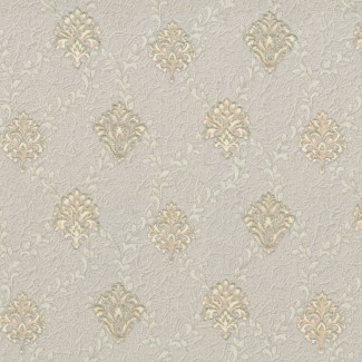 Обои мелкий Дамаск бежевый Euro Decor виниловые Romanov арт.7138-10 Обои мелкий Дамас