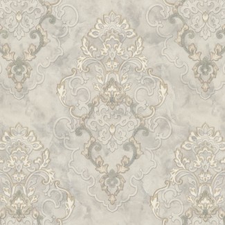 9156-11 Rococo Обои Винил Горячего Тиснения Дамаск 9156-11 Rococo Об