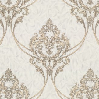 Обои серый дамаск Athena виниловые арт. 9134-11 Обои серый дамаск