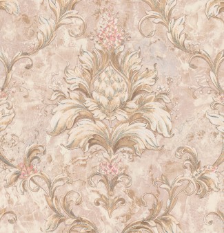 9143-01 Palazzo Ducale Обои Винил Горячего Тиснения Дамаск 9143-01 Palazzo D