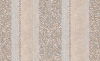 Обои с классическим рисунком и полосами виниловые OVK Design Арабика арт. 10334-05 Обои с рисунком д
