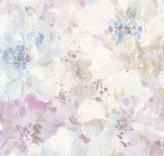 Обои сиреневые с цветами Euro Decor виниловые Mone арт. 7125-18 Виниловые обои с