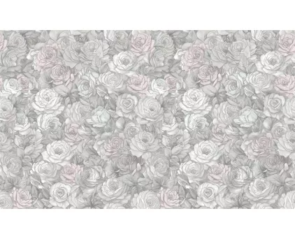 Обои виниловые серые цветы Benefit 6 арт. 60117-05